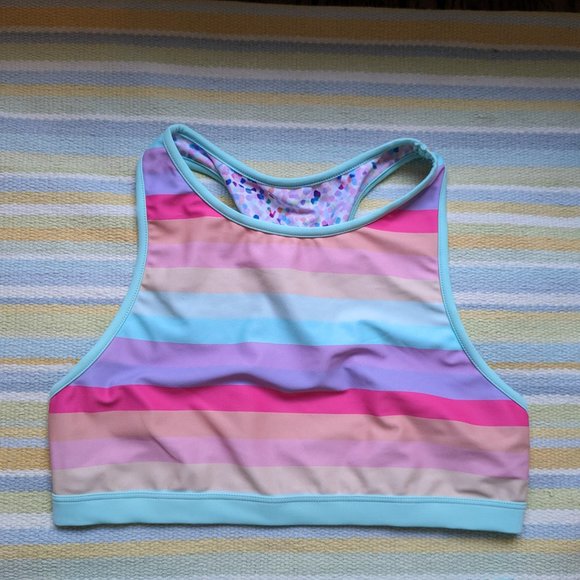 ⭐ NWOT Eddie Bauer Reversible sporty bikini XL 14/16 - Picture 2 of 12